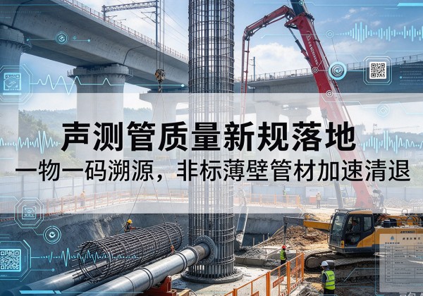 华州声测管质量新规落地，一物一码溯源，非标薄壁管材加速清退