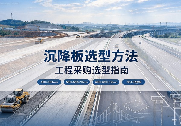 华州沉降板选择方法